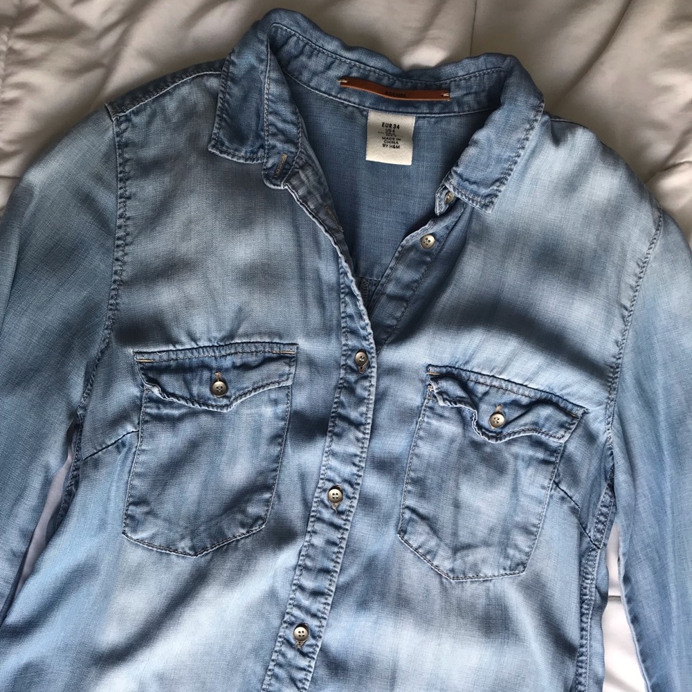 H&M Blue jean dress